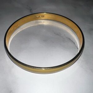 Vintage J. Crew Yellow & Gold Tone Bangle Bracelet
1990's & 2000’s Y2K
